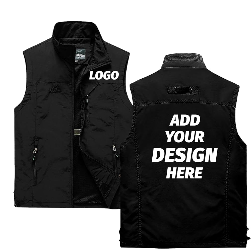 【新品未使用】Aard Name Fishing Vest Black Amazon.com: Ejoyous Men Fishing Vest, Outdoor Fishing Jacket